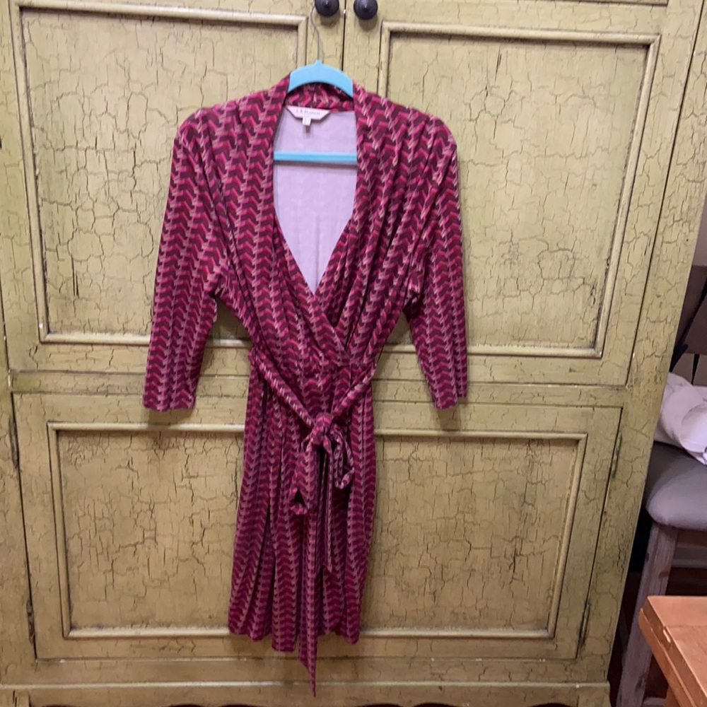 L.K. Bennett wrap dress flattering for all